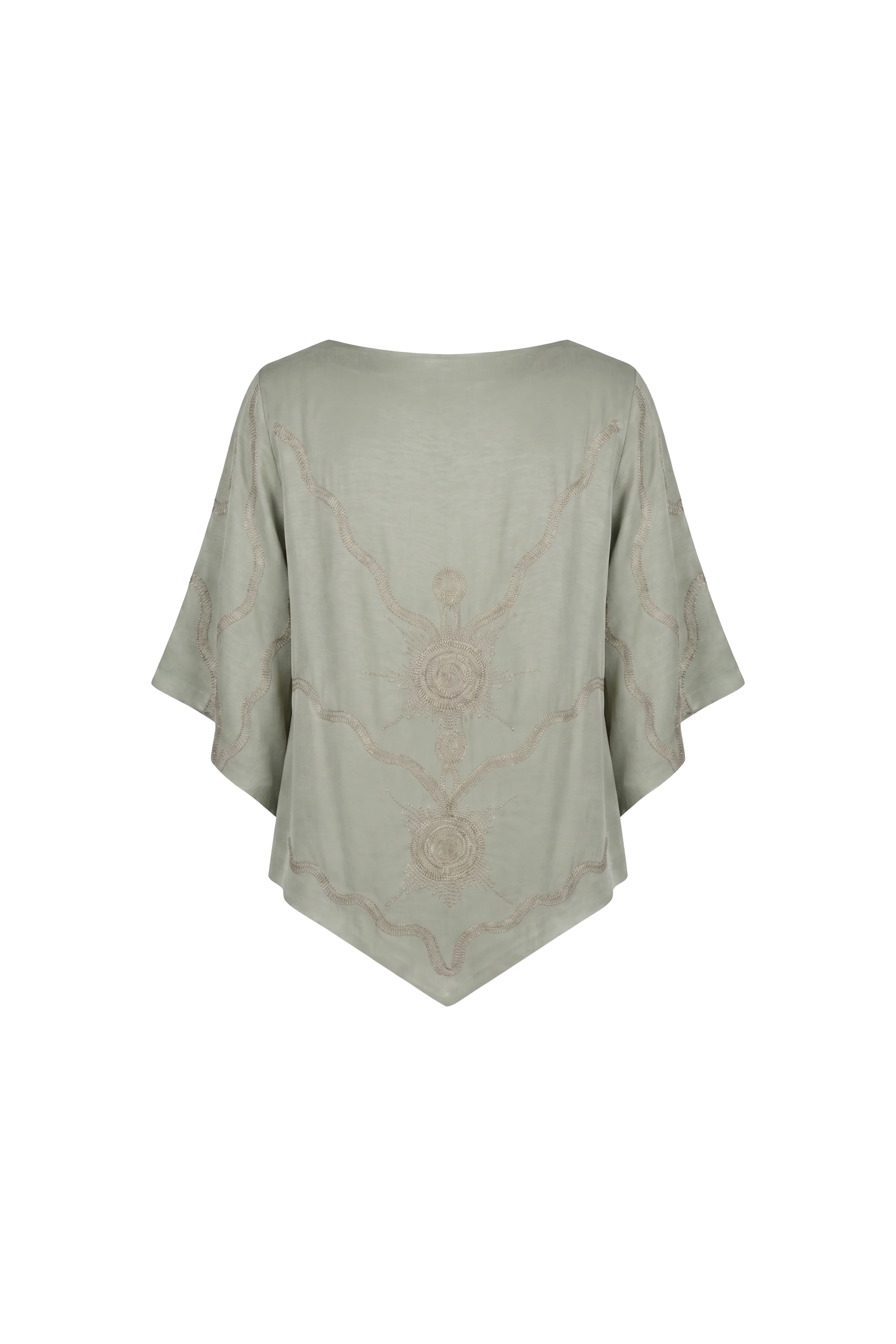 Sorévia Embroidered Draped Kaftan - Image 5