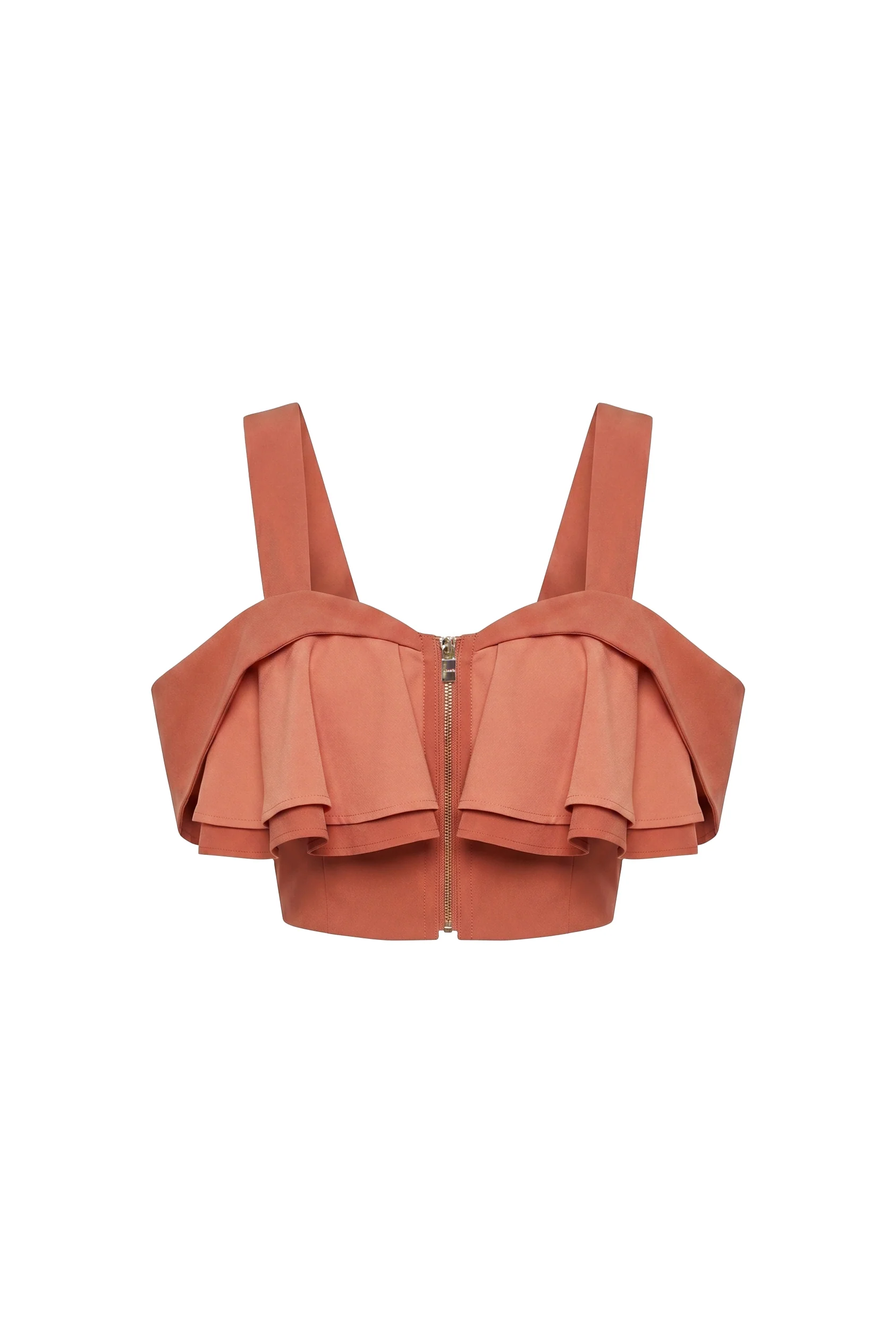 Terrana Ruffle Crop Top