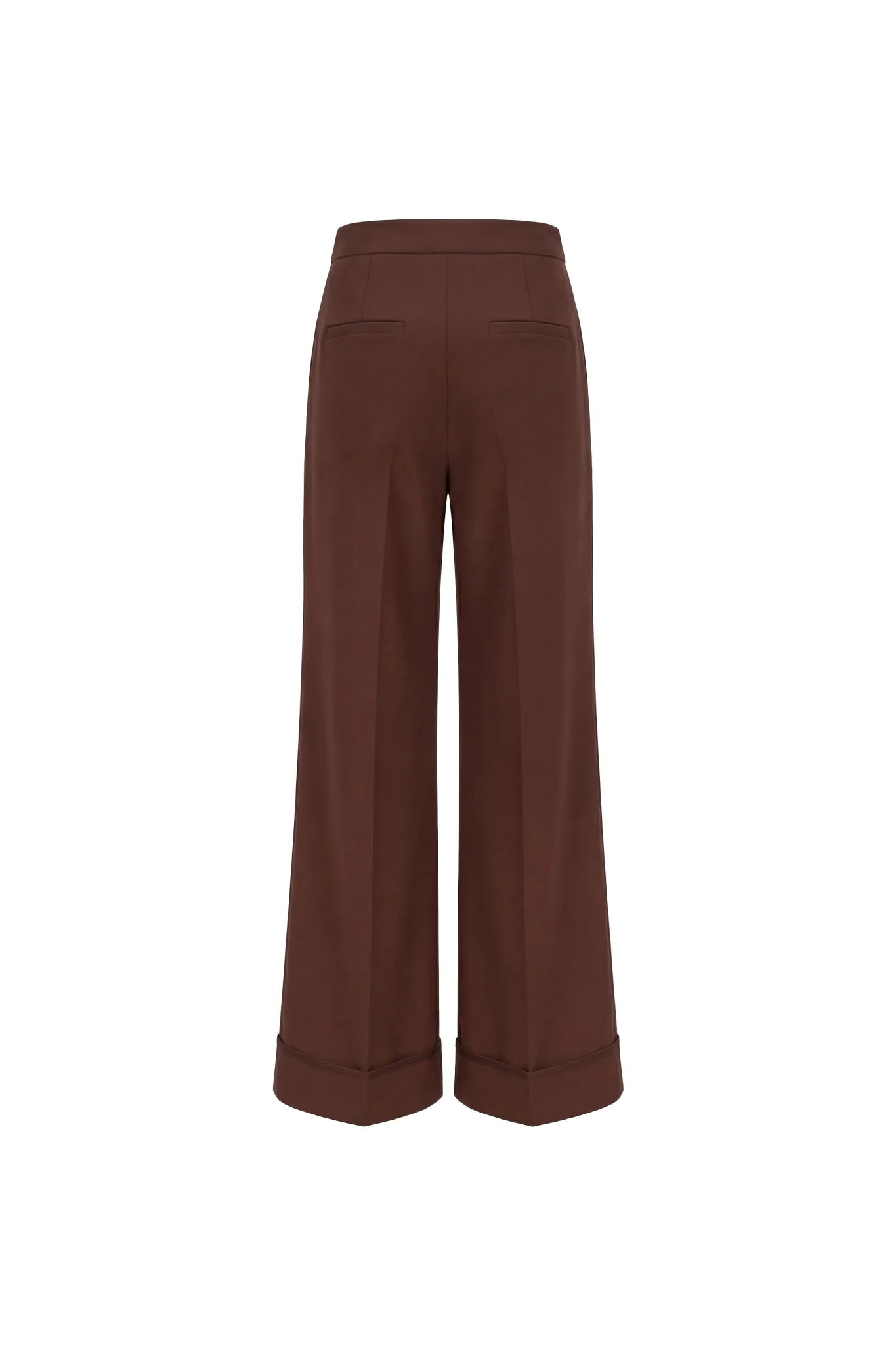 The Espresso Architectural Ruffle Trousers - Image 3