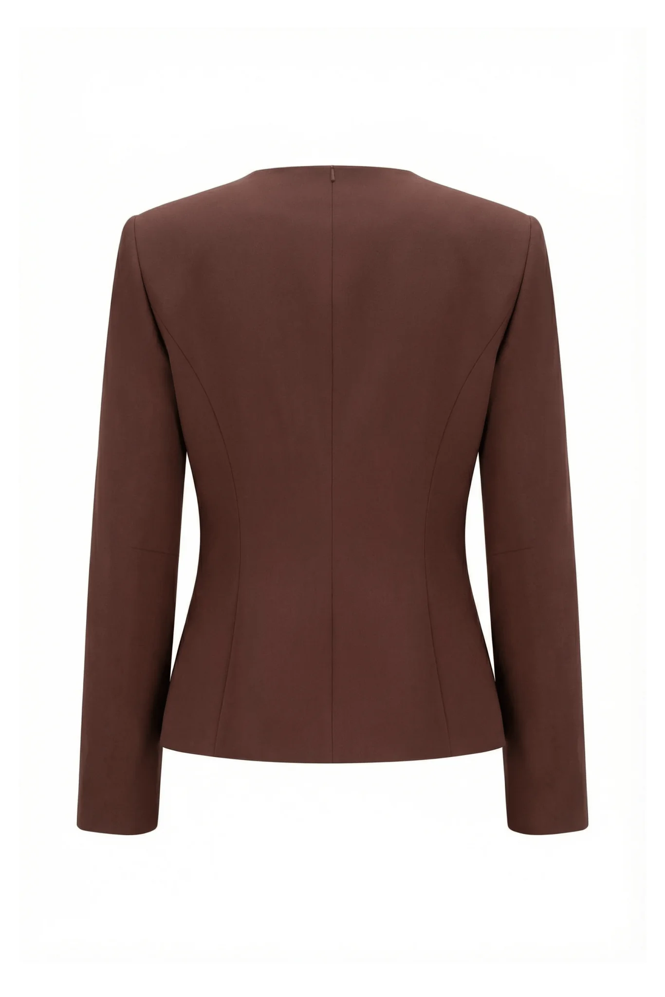 The Espresso Architectural Ruffle Top - Image 3