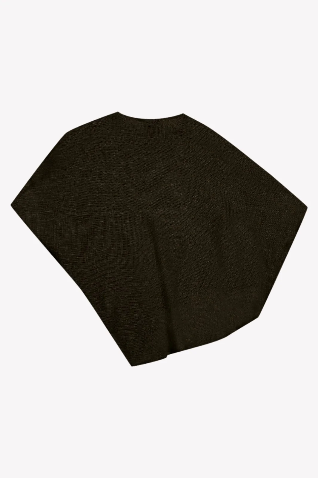 Umber Drape Linen Blouse - Image 3