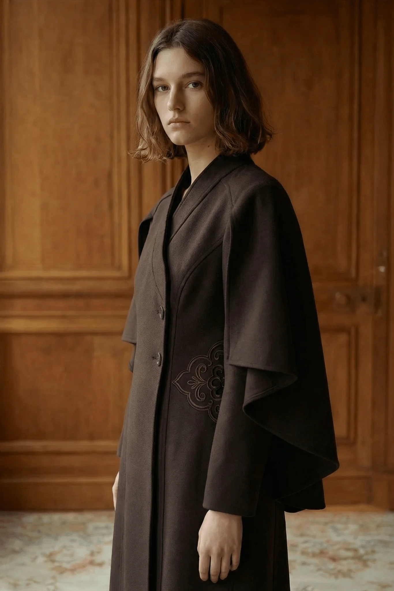 Umber Grace Overcoat - Image 5