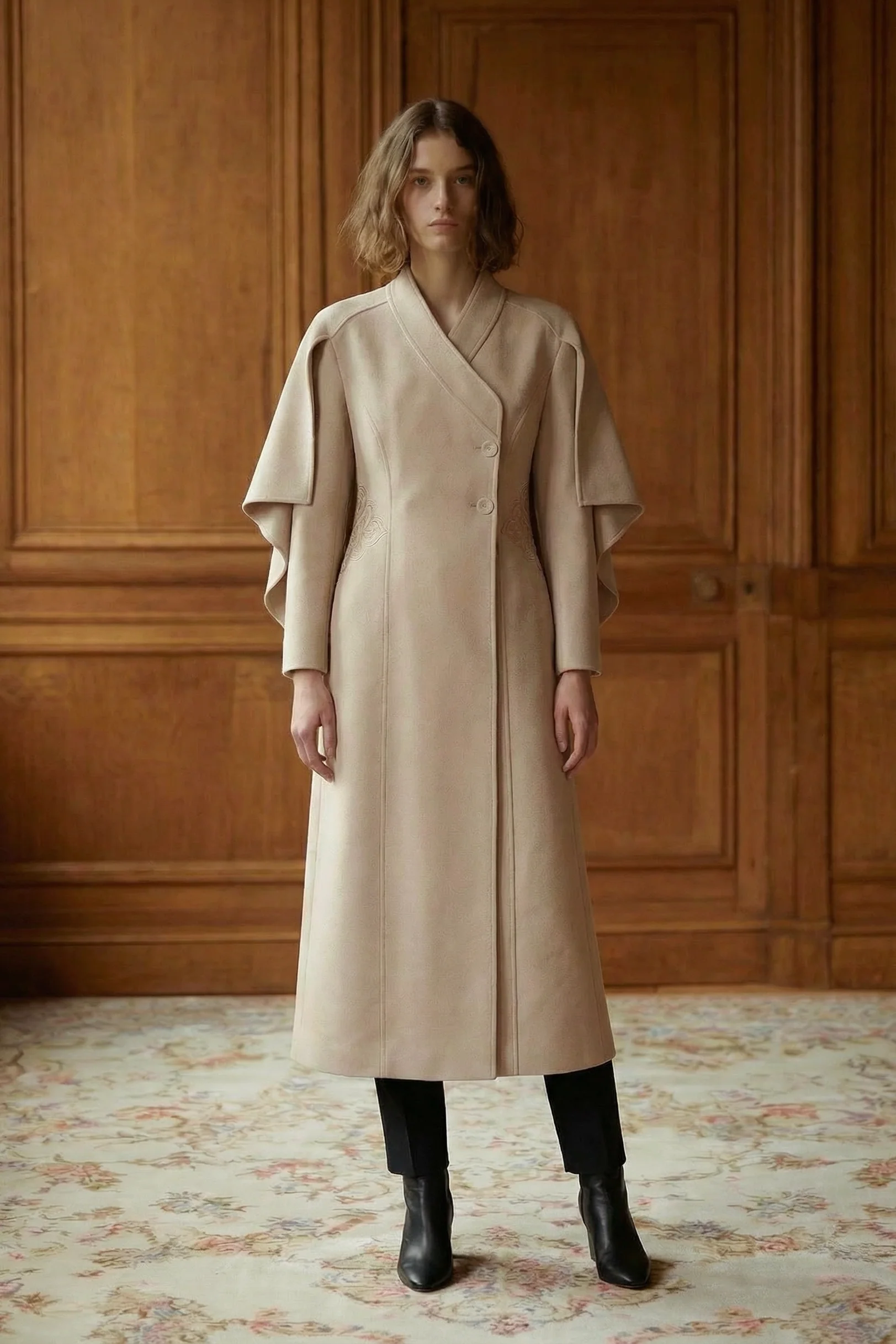 Umber Grace Overcoat - Image 7