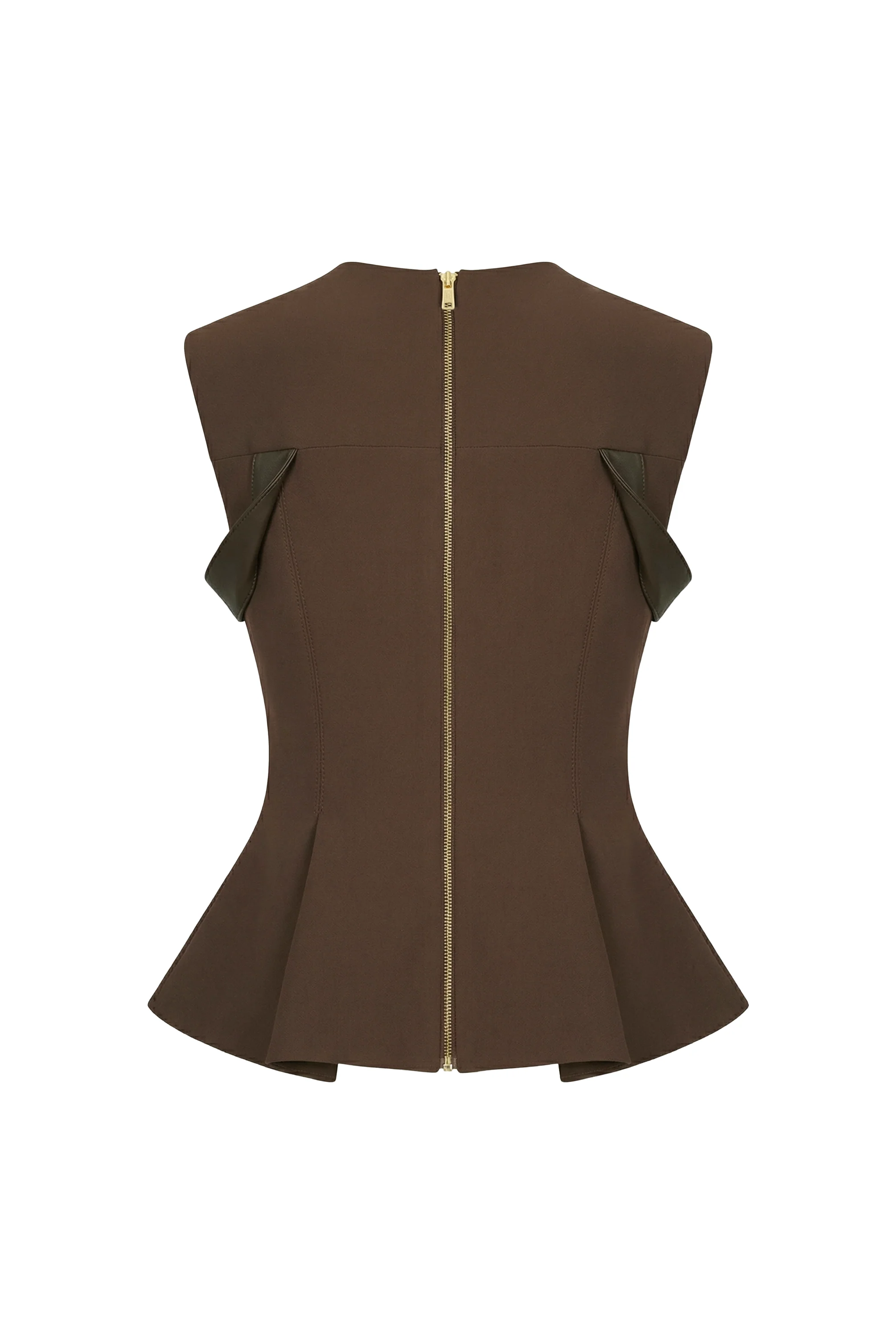 Valenne Sculpted Zip Top - Image 3