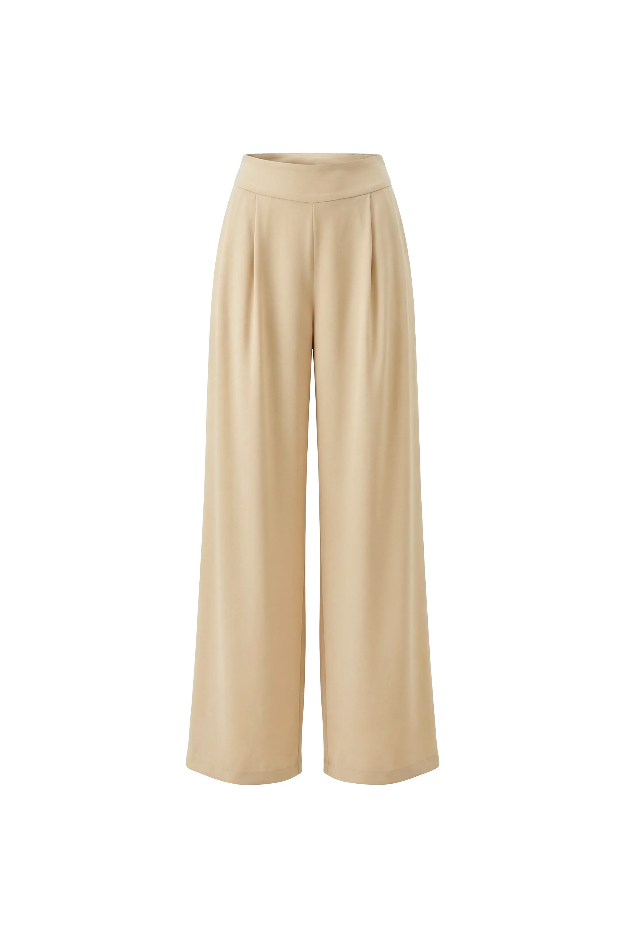 Valeria Crepe Silk Tie Trousers - Image 4