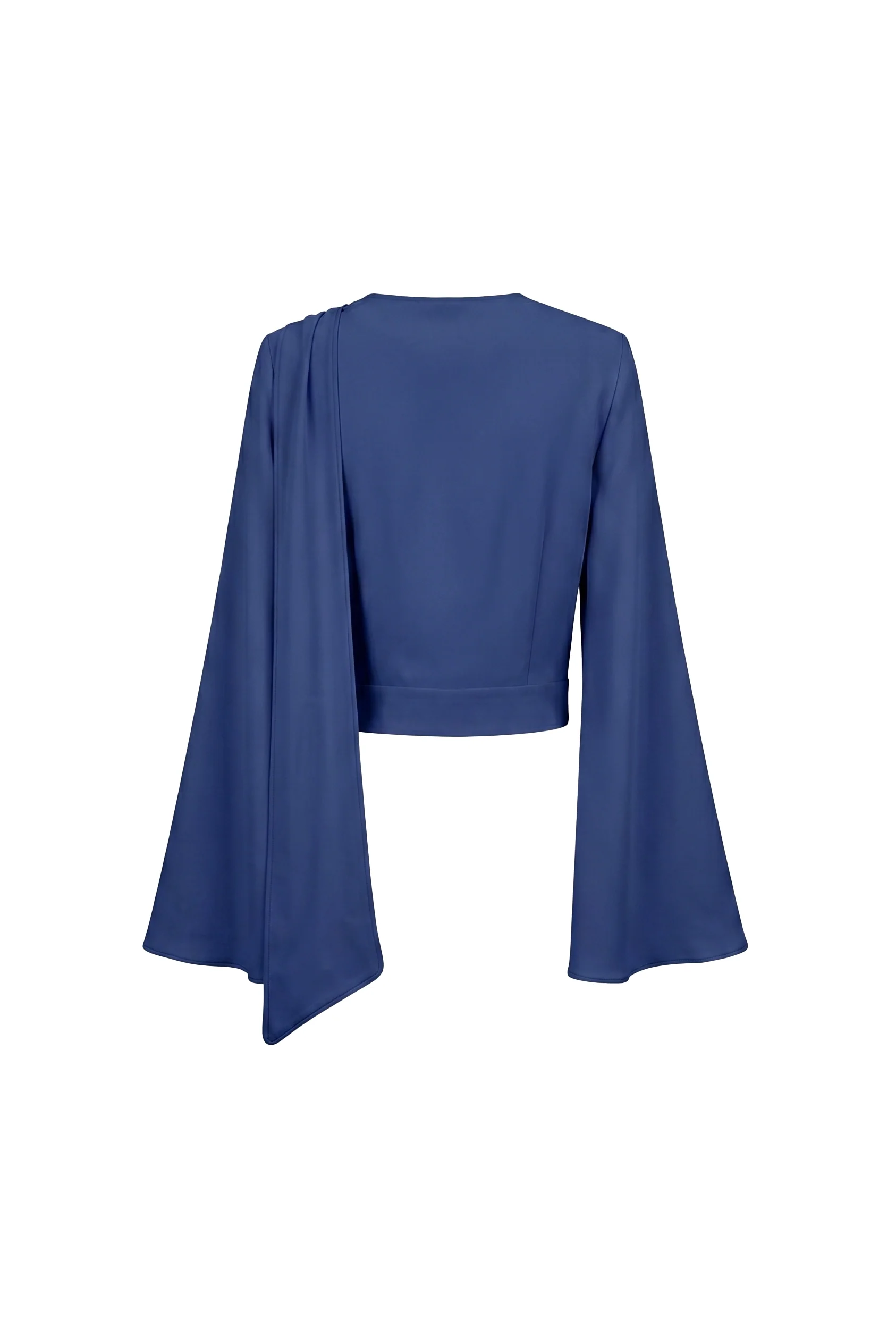 Velisse Draped Crepe Top - Image 5