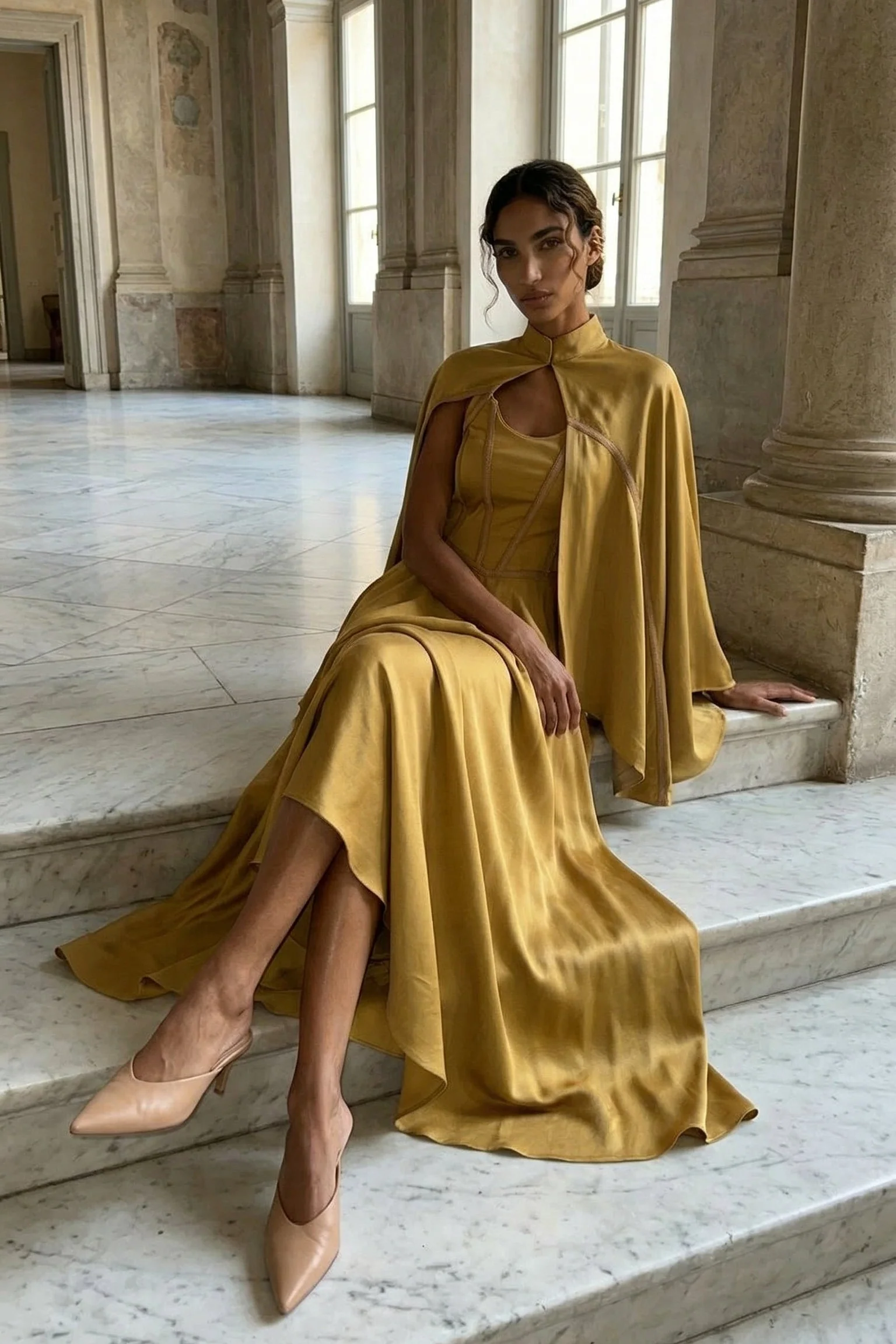 Velmira Draped Cape - Image 3
