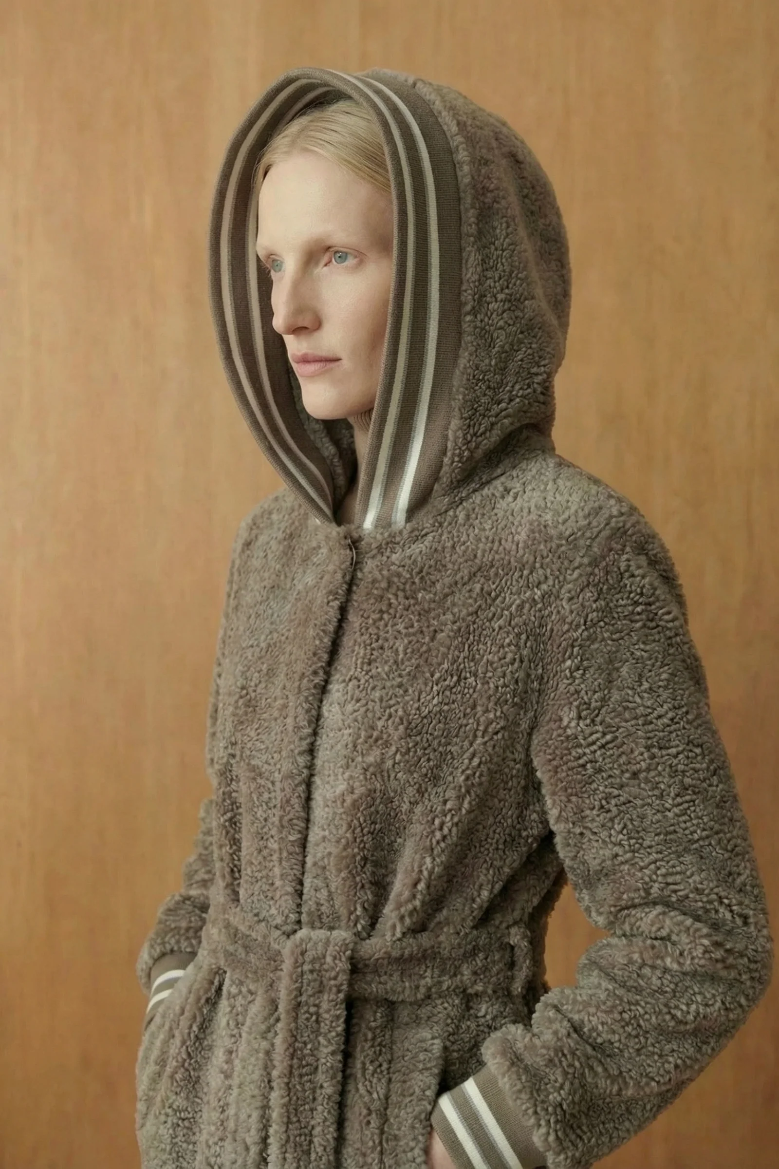 Velmora Swakara Hooded Coat - Image 3