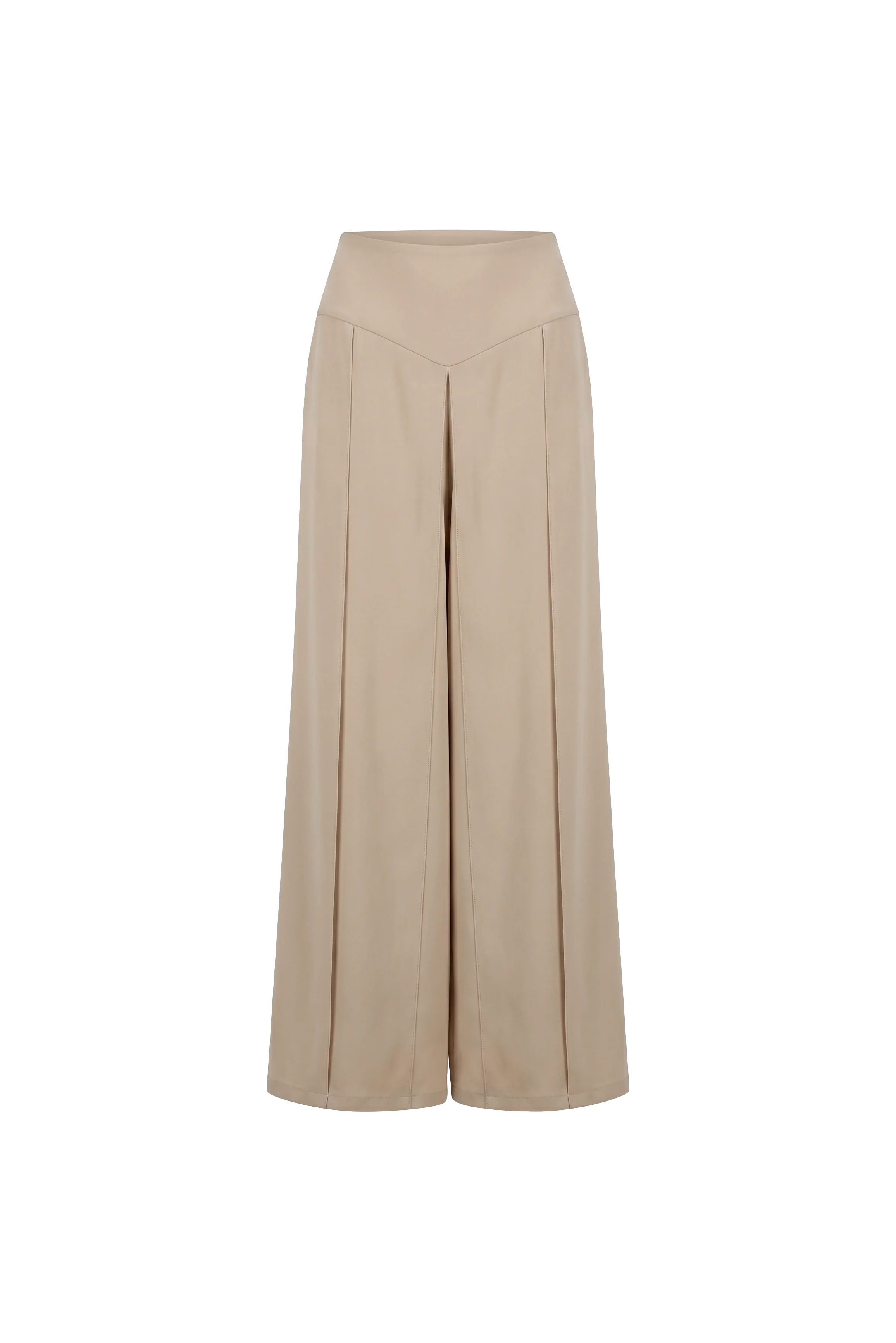 Veloura Sculpted Wide-Leg Trousers