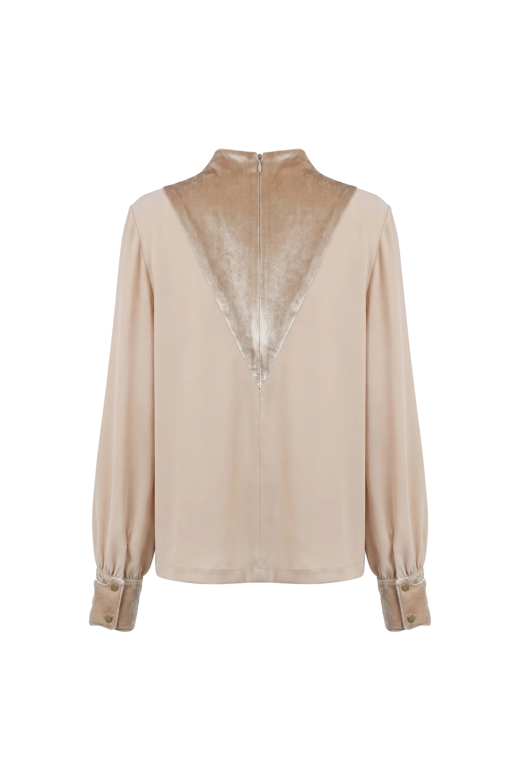 Veloura Velvet Lace Blouse - Image 5