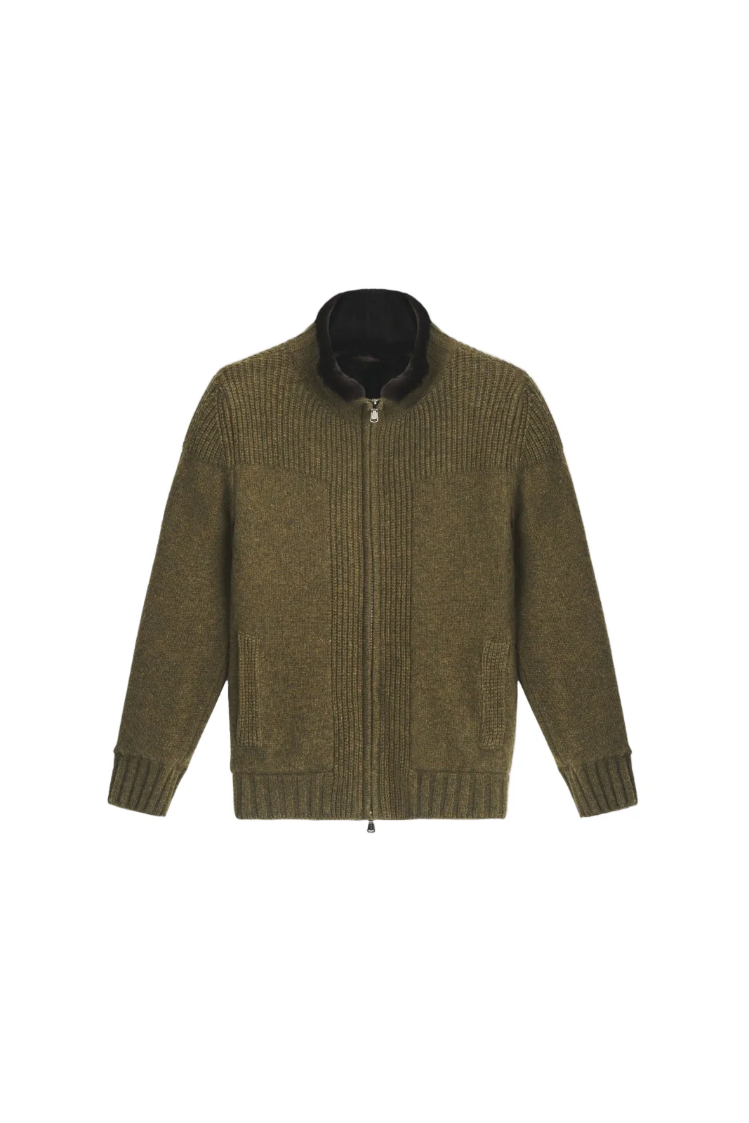 Verdant Haven Wool Cardigan