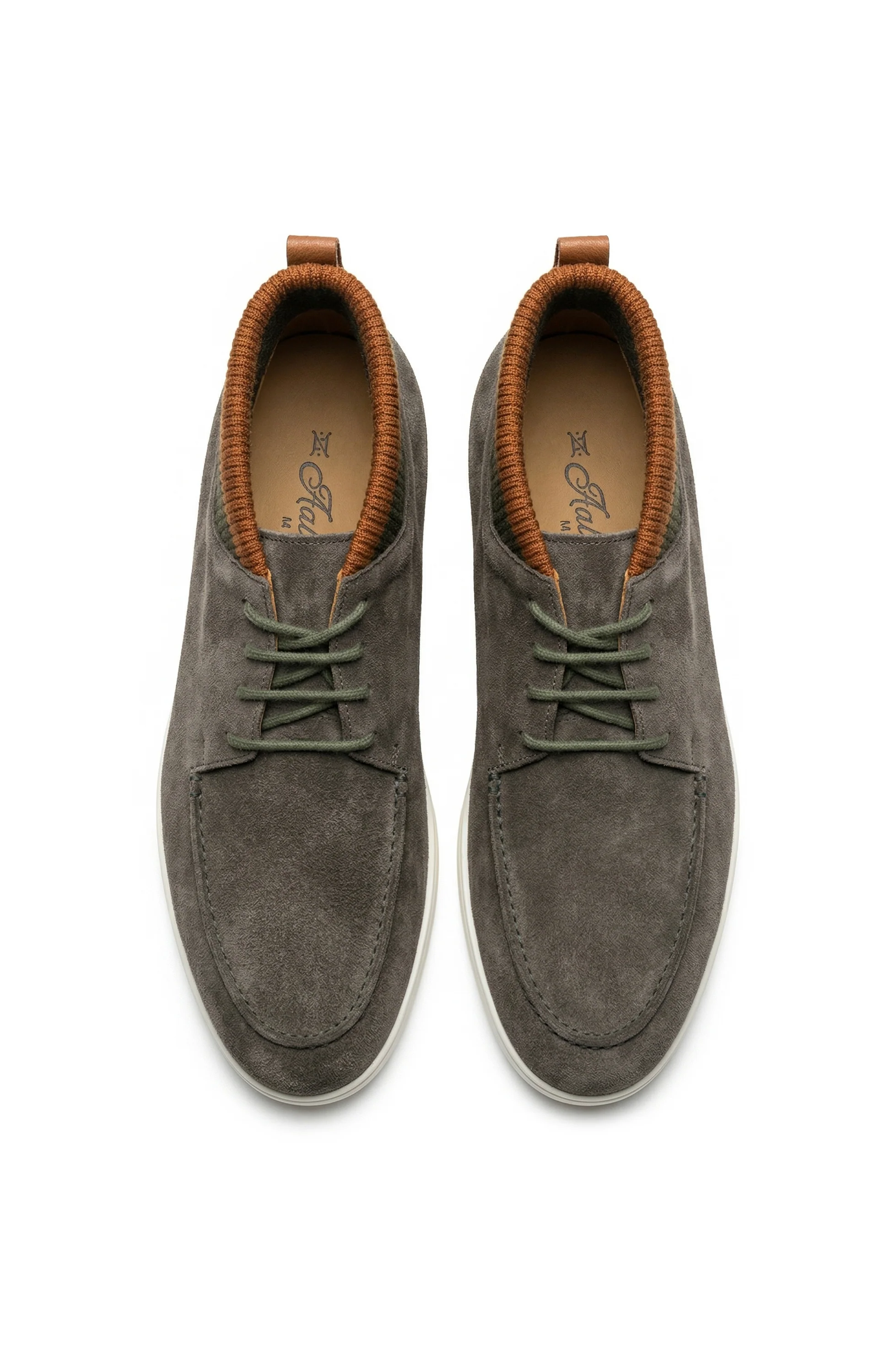 Verde Morbido Suede Walk Boots