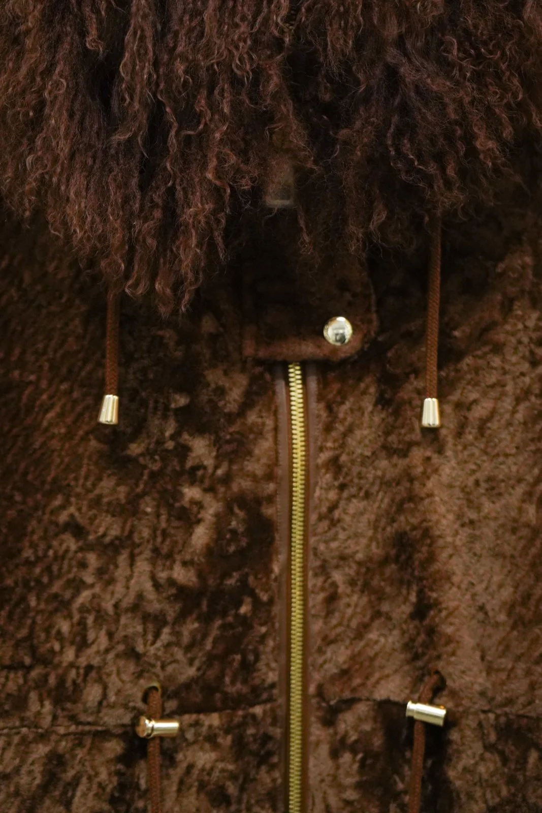 Whisky Astragan Fur Parka - Image 3