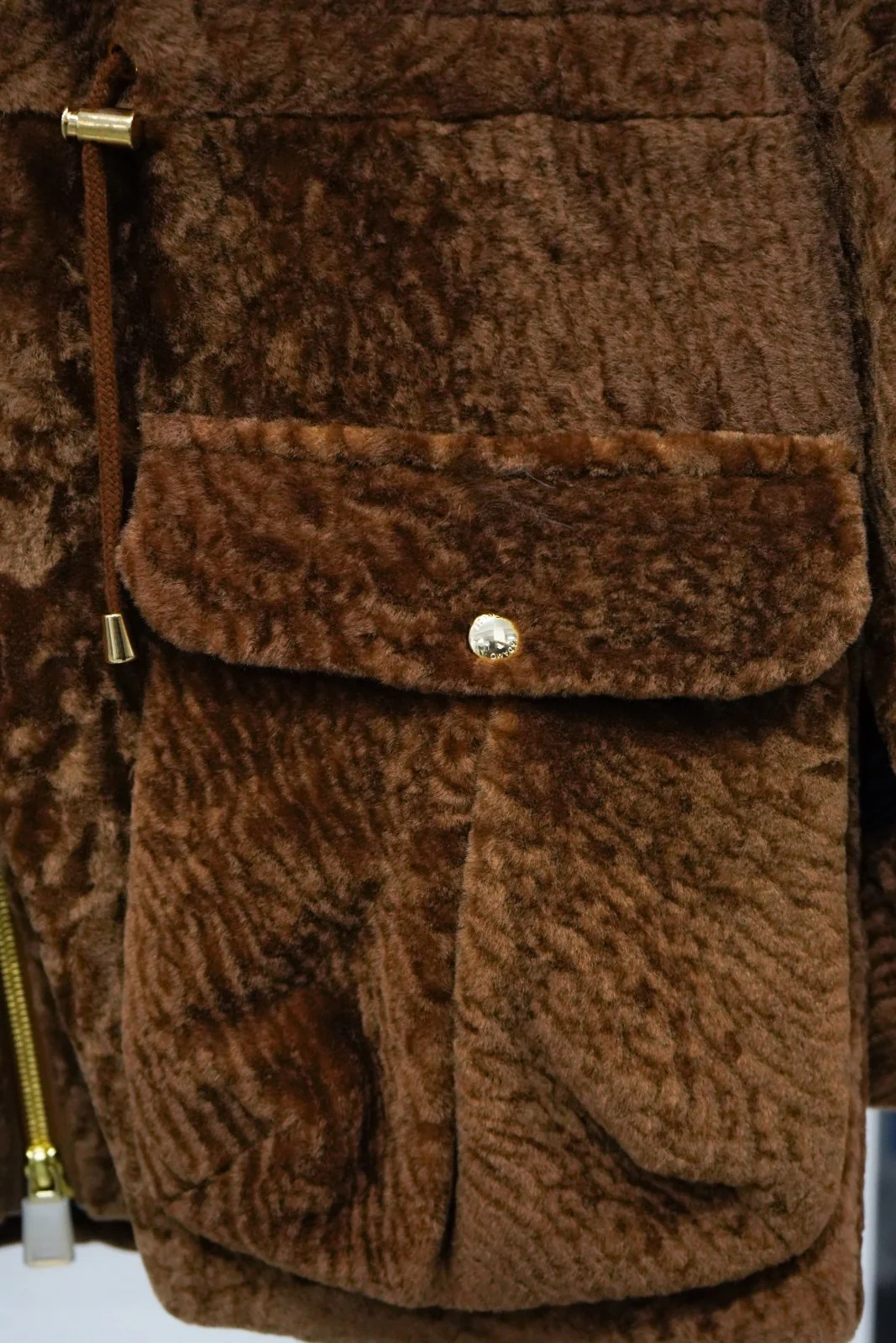Whisky Astragan Fur Parka - Image 4