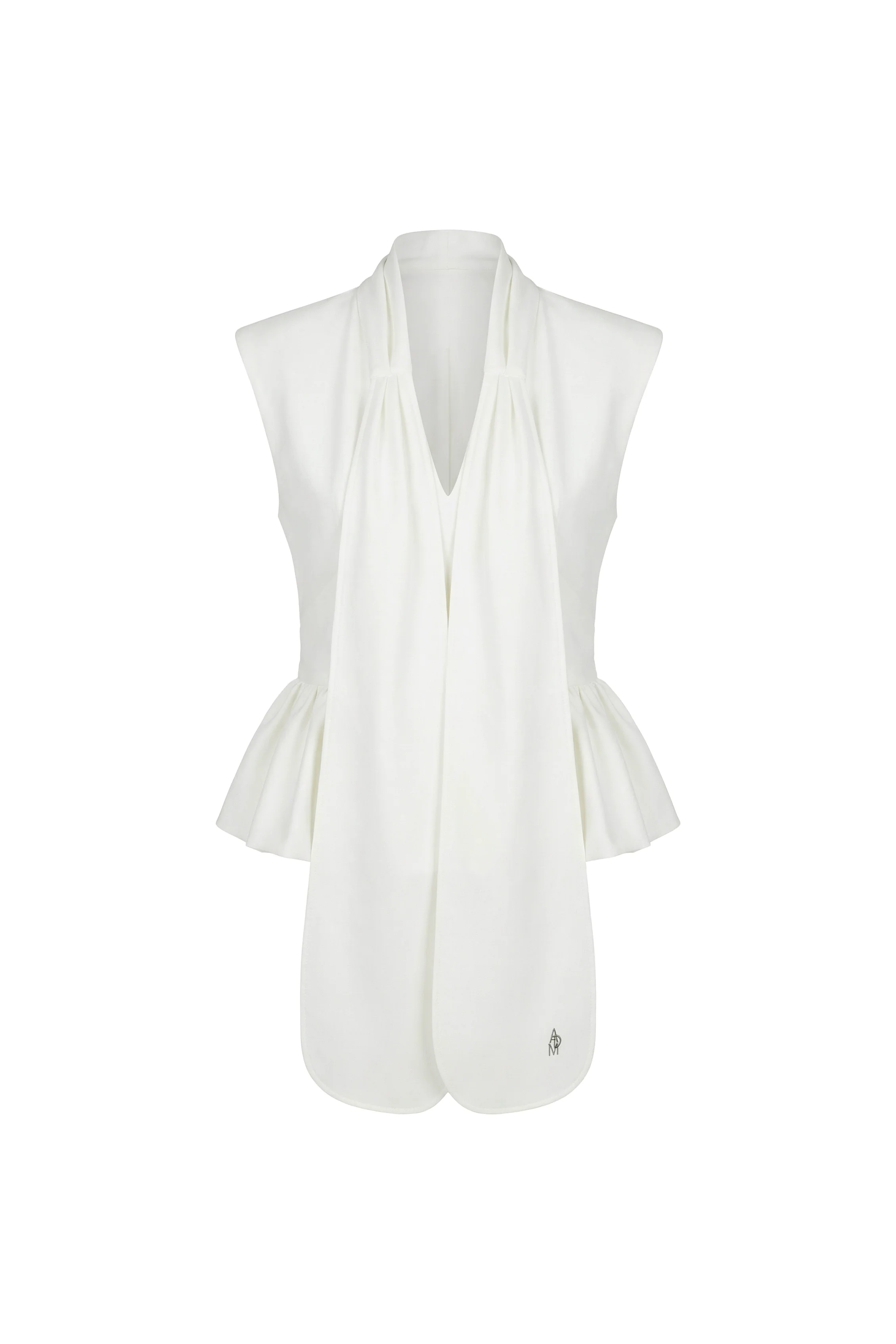 Valerie Bow Peplum Top - Image 2