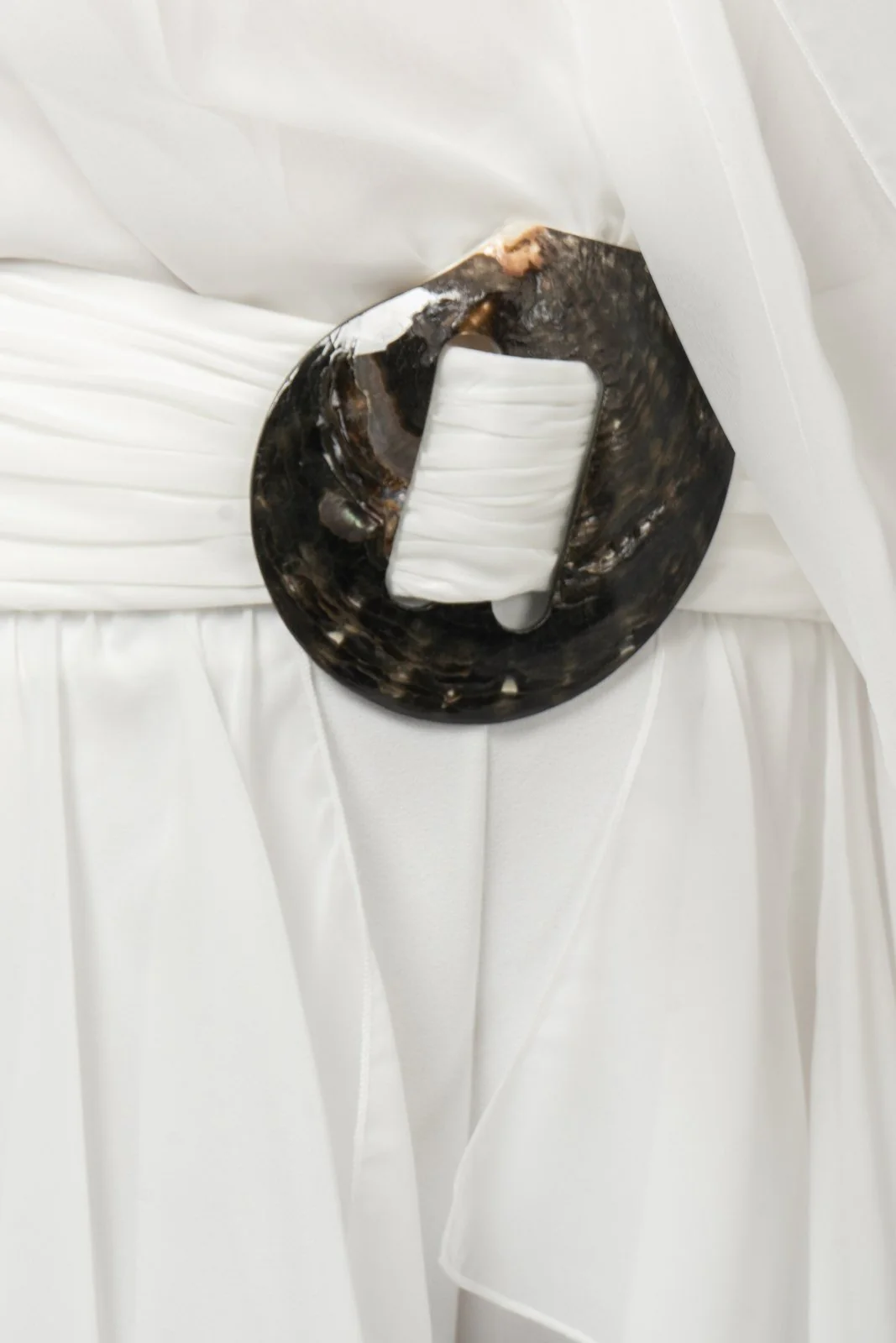 Ivory Draped Bodysuit - Image 5