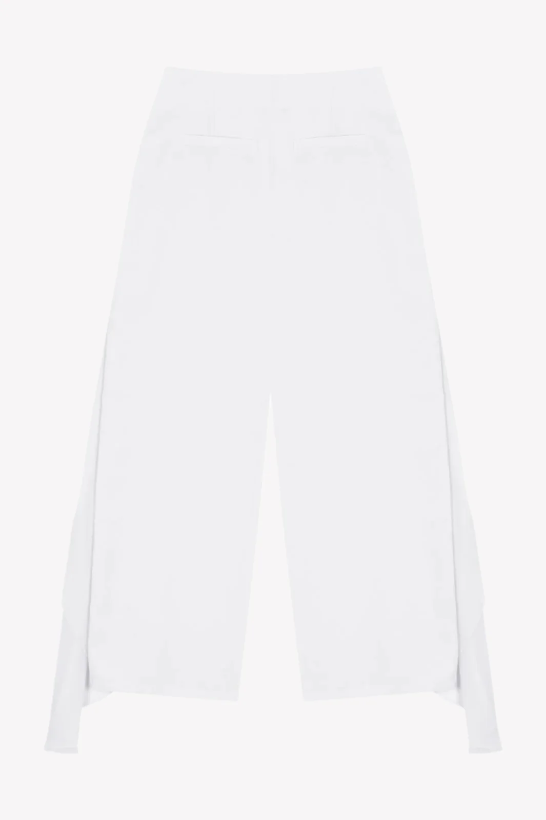 Ivory Fluid Trousers - Image 5