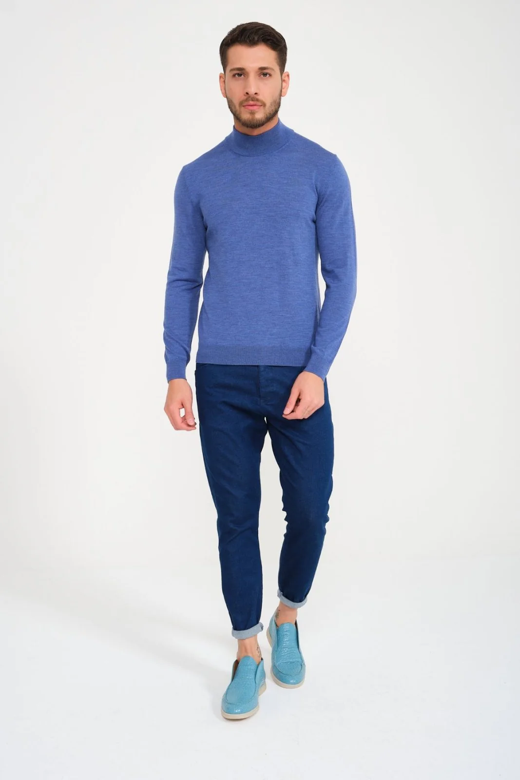 Wool Knit Sweater - Image 30