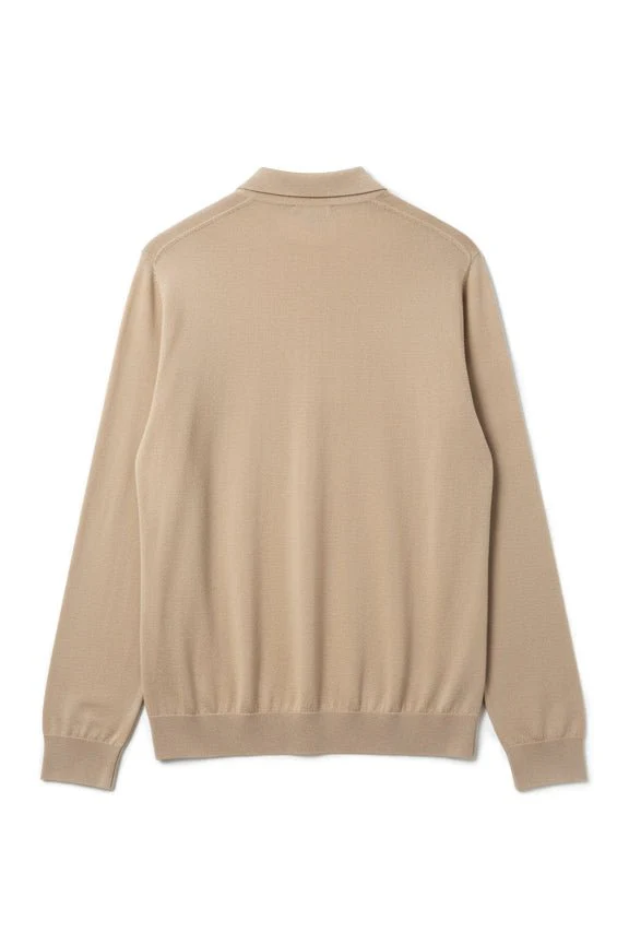Wool Sandline Croco-Placket Polo - Image 4