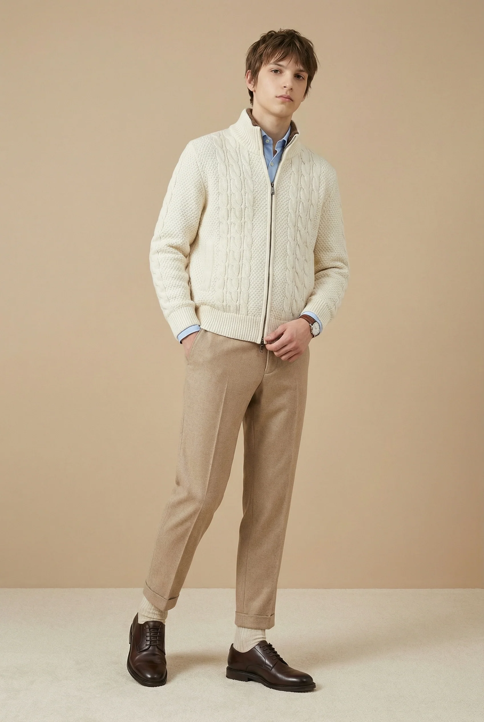 Young Heritage Knit Cardigan - Image 11