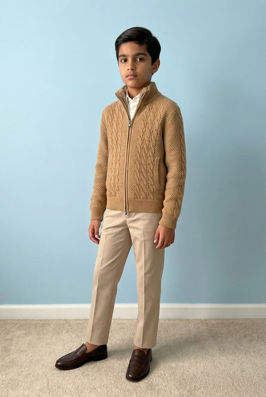 Young Heritage Knit Cardigan - Image 4