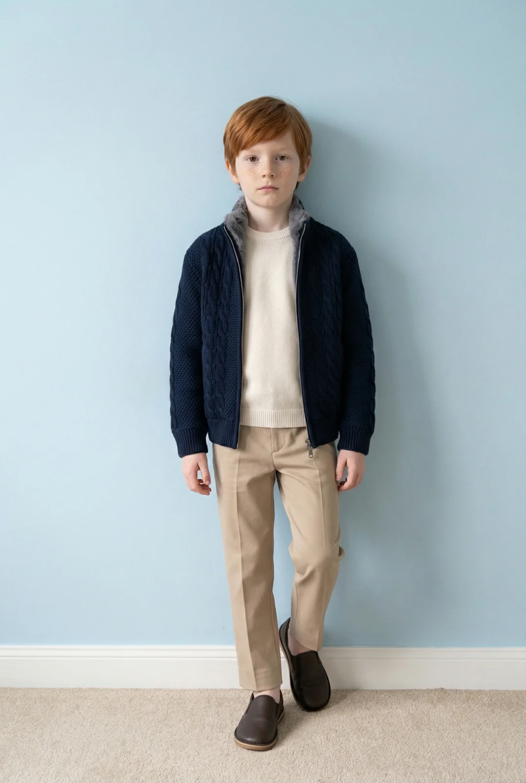 Young Heritage Knit Cardigan - Image 7