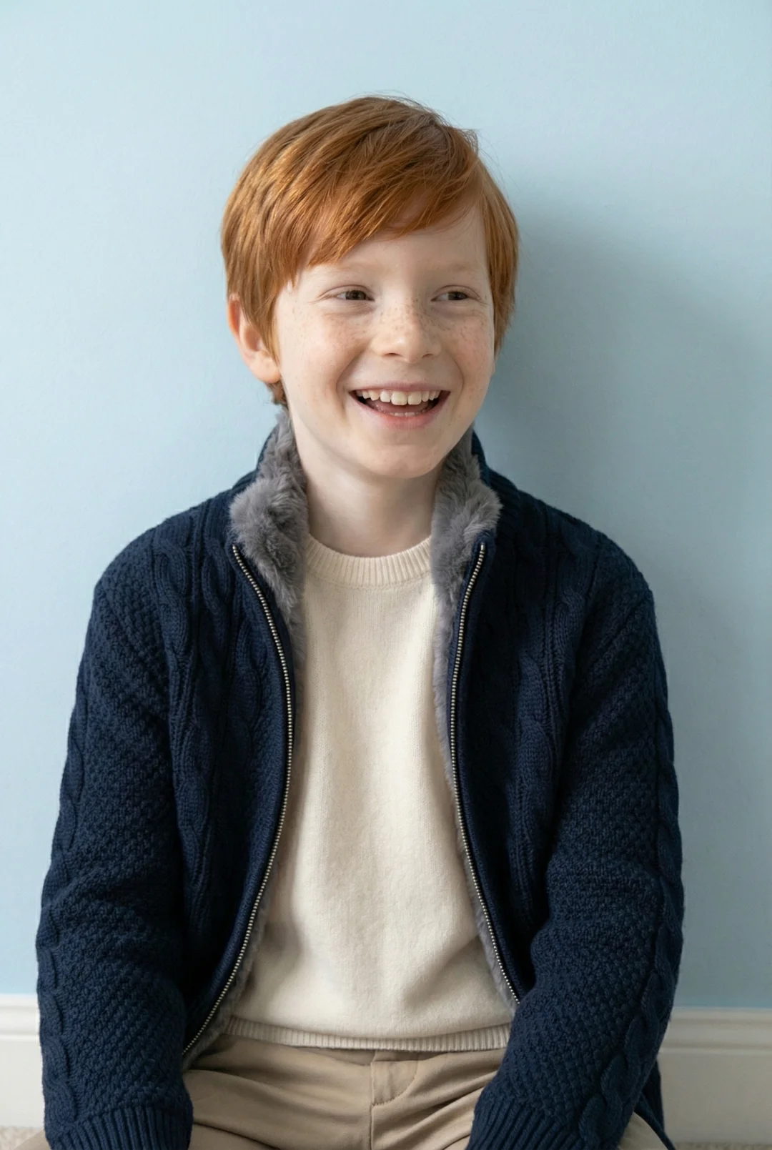 Young Heritage Knit Cardigan - Image 9